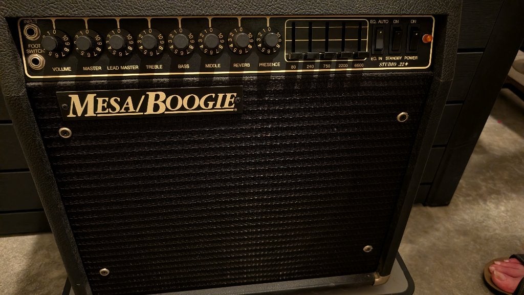 Mesa Boogie Studio 22+ EQ, Muziek en Instrumenten, Versterkers | Bas en Gitaar, Ophalen, Gebruikt, Gitaar, Minder dan 50 watt