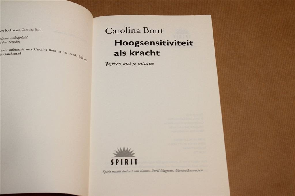 Hoogsensitiviteit als Kracht — Werken met je Intuïtie, Ophalen of Verzenden, Gelezen, Overige onderwerpen, Achtergrond en Informatie