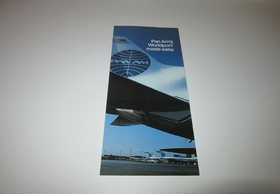 Pan Am's worldport made easy brochure, Verzenden, Zo goed als nieuw, Overige typen