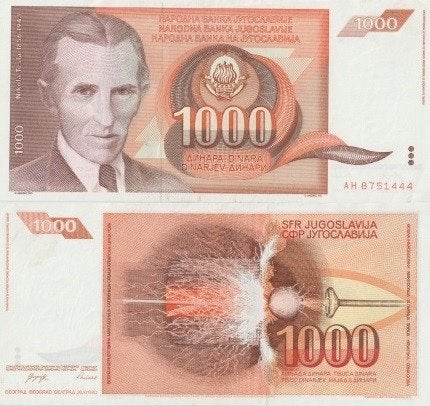 JOEGOSLAVIE 1990 1000 dinara #107 UNC, Verzenden, Joegoslavië, Los biljet