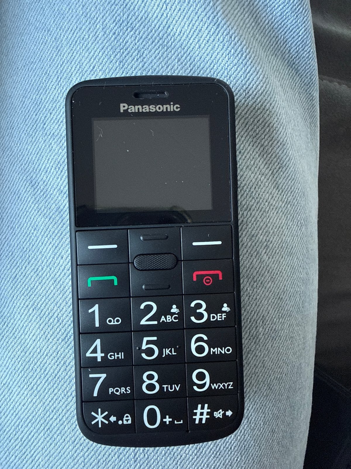 Panasonic KX-TU110EXB seniorentelefoon, Telecommunicatie, Ophalen, Nieuw, Minder dan 3 megapixel, Klassiek of Candybar