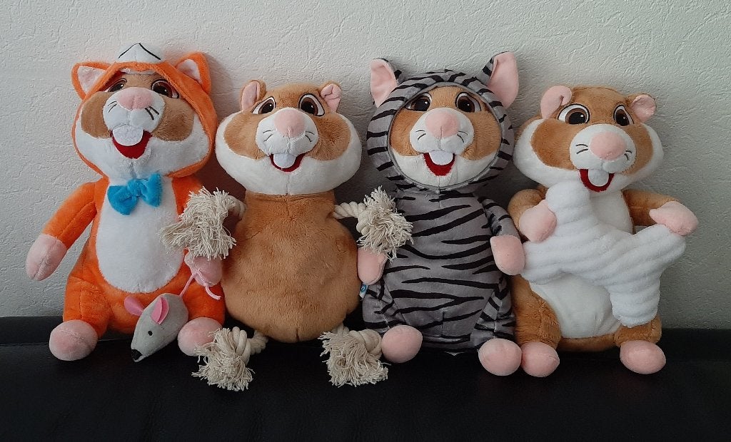 4 AH hamster knuffels dierendag, Albert Heijn, Verzenden