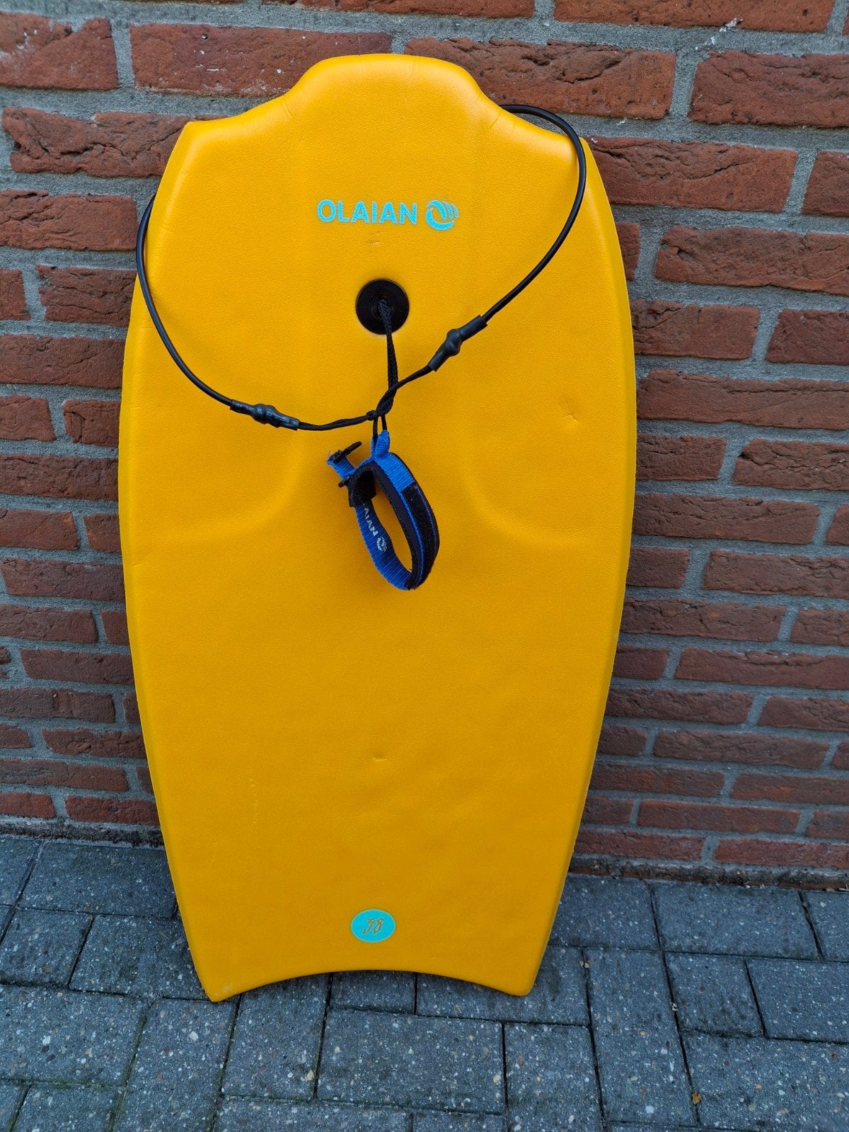 Bodyboard Olaian 100cm met leash, Ophalen, Gebruikt, Met koord