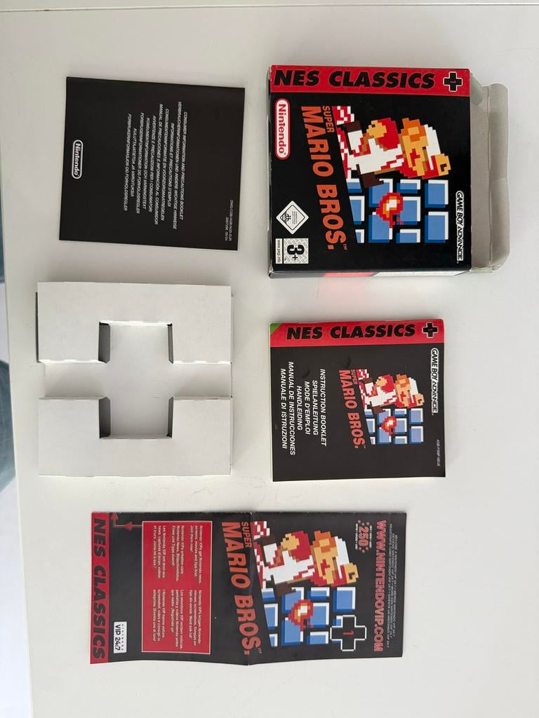 Super Mario Bros. NES Classics Game Boy Advance, 1 speler, Ophalen of Verzenden, Zo goed als nieuw, Vanaf 3 jaar