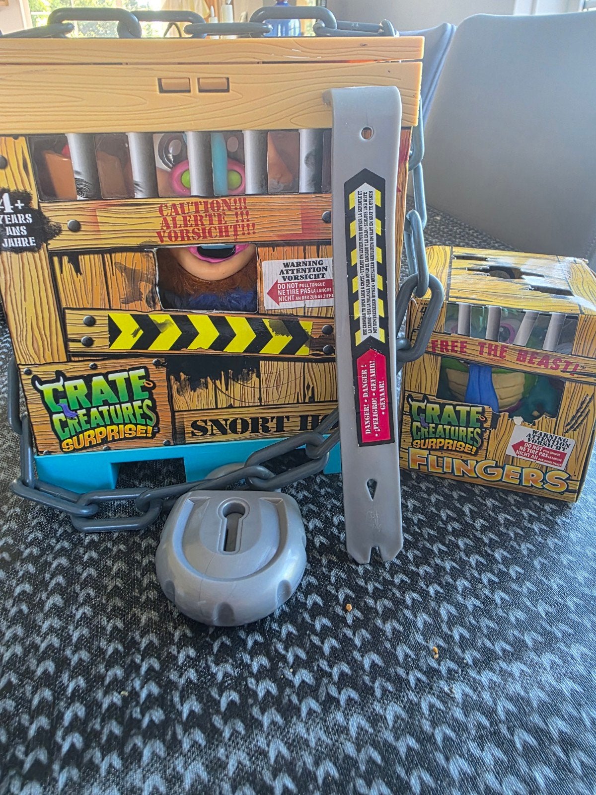 Crate Creatures Surprise Snort Hog & Baldie, Ophalen of Verzenden, Zo goed als nieuw, Jongen of Meisje