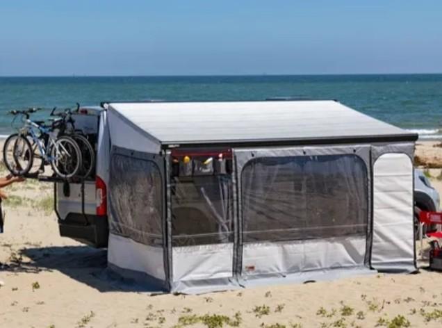 Luifel voortent zijwand Fiamma F65 buscamper Adria camper, Ophalen of Verzenden, Zo goed als nieuw