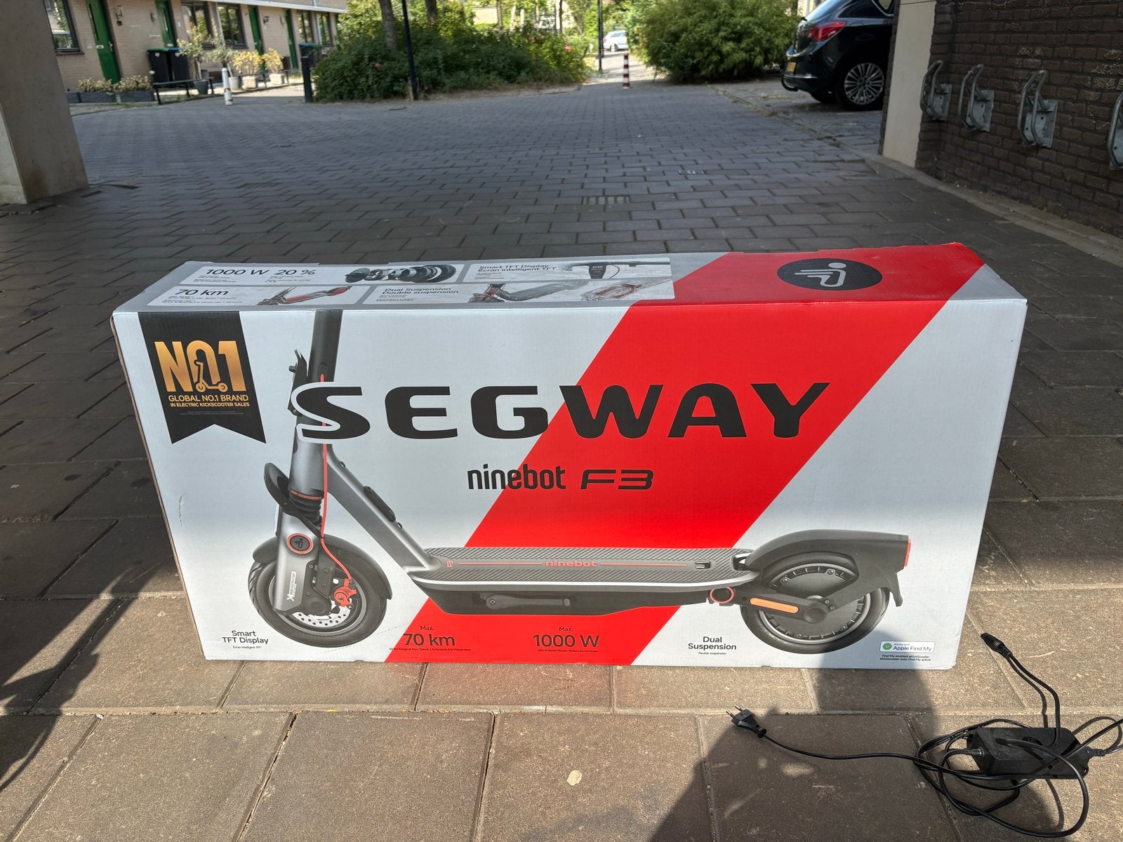 Segway Ninebot F3 elektrische step - Zo goed als nieuw, Ophalen, Zo goed als nieuw, Elektrische step (E-scooter)