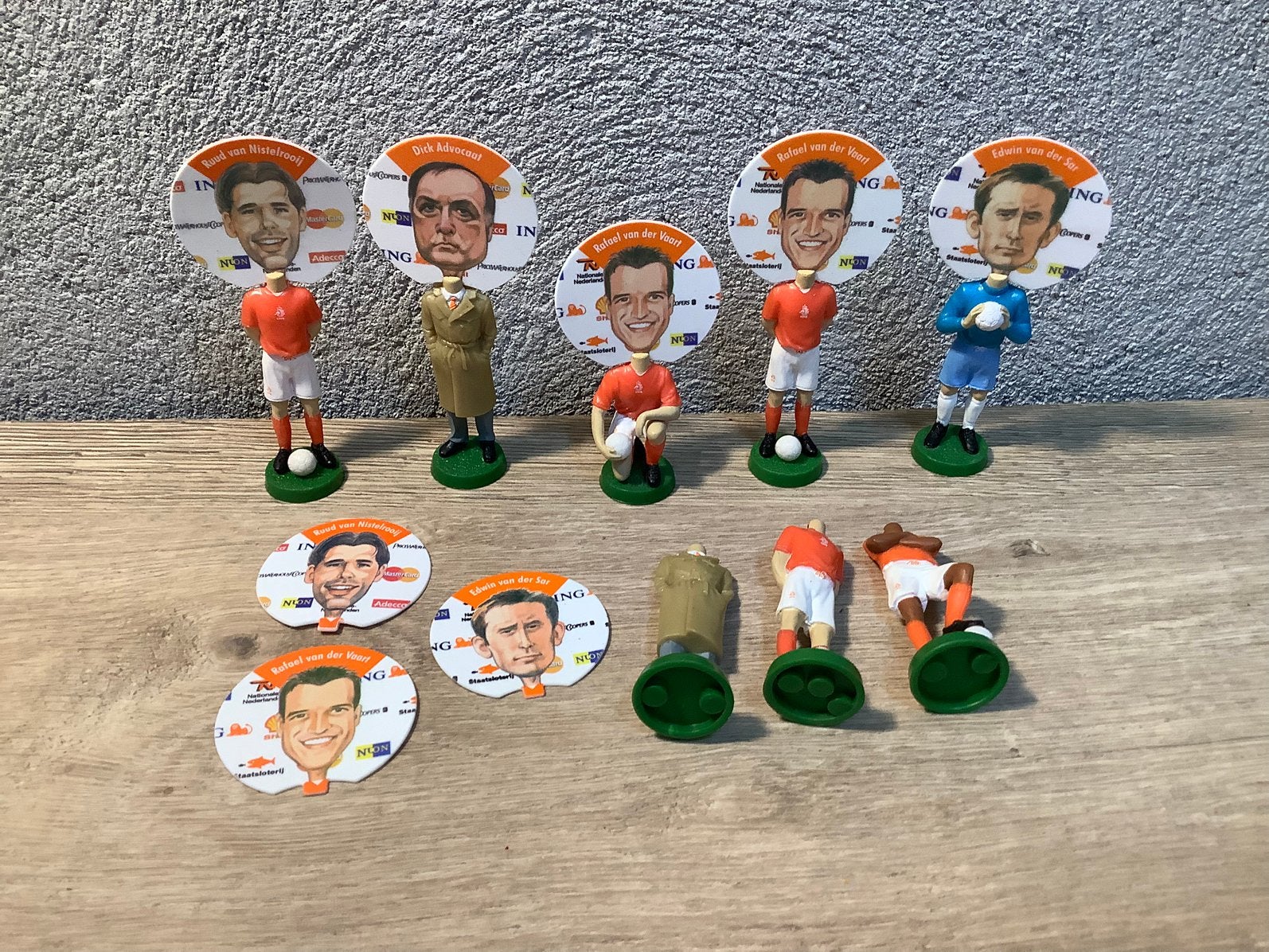 Voetbal spelers poppetjes, Verzamelen, Sportartikelen en Voetbal, Ophalen of Verzenden, Gebruikt, Buitenlandse clubs, Beeldje of Poppetje