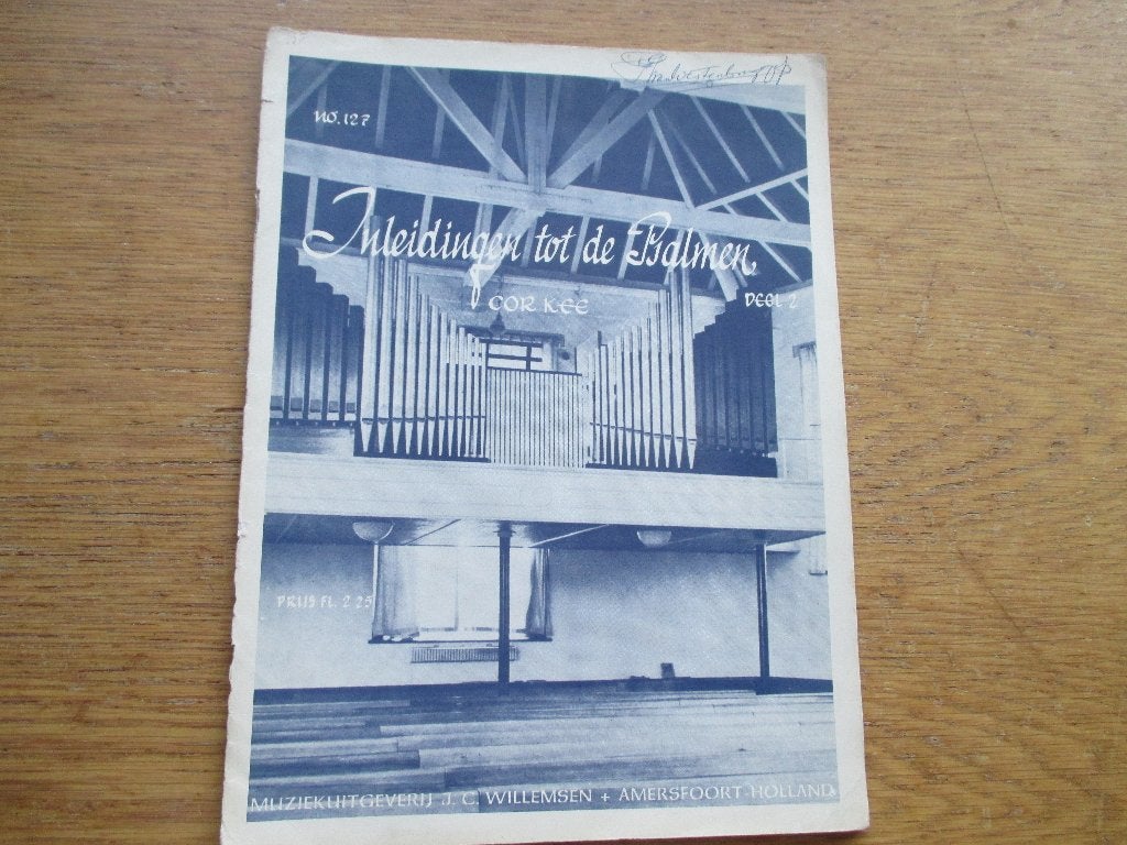 Ineidingen tot de Psalmen - Deel 2 - Cor Kee, Muziek en Instrumenten, Orgel, Gebruikt, Klassiek, Ophalen of Verzenden