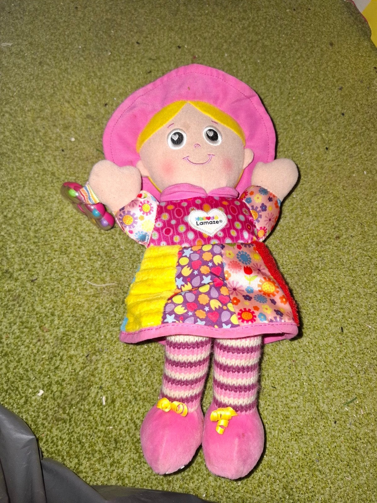 Lamaze Babypop - Kleurrijk en Zacht Speelgoed, Ophalen of Verzenden, Zo goed als nieuw, Babypop