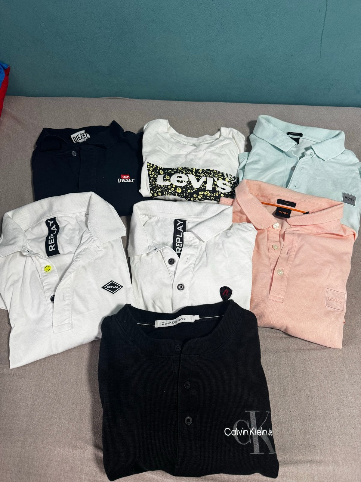 Herenbundel maat L, Kleding | Heren, T-shirts, Ophalen, Zo goed als nieuw, Maat 48/50 (M), Roze