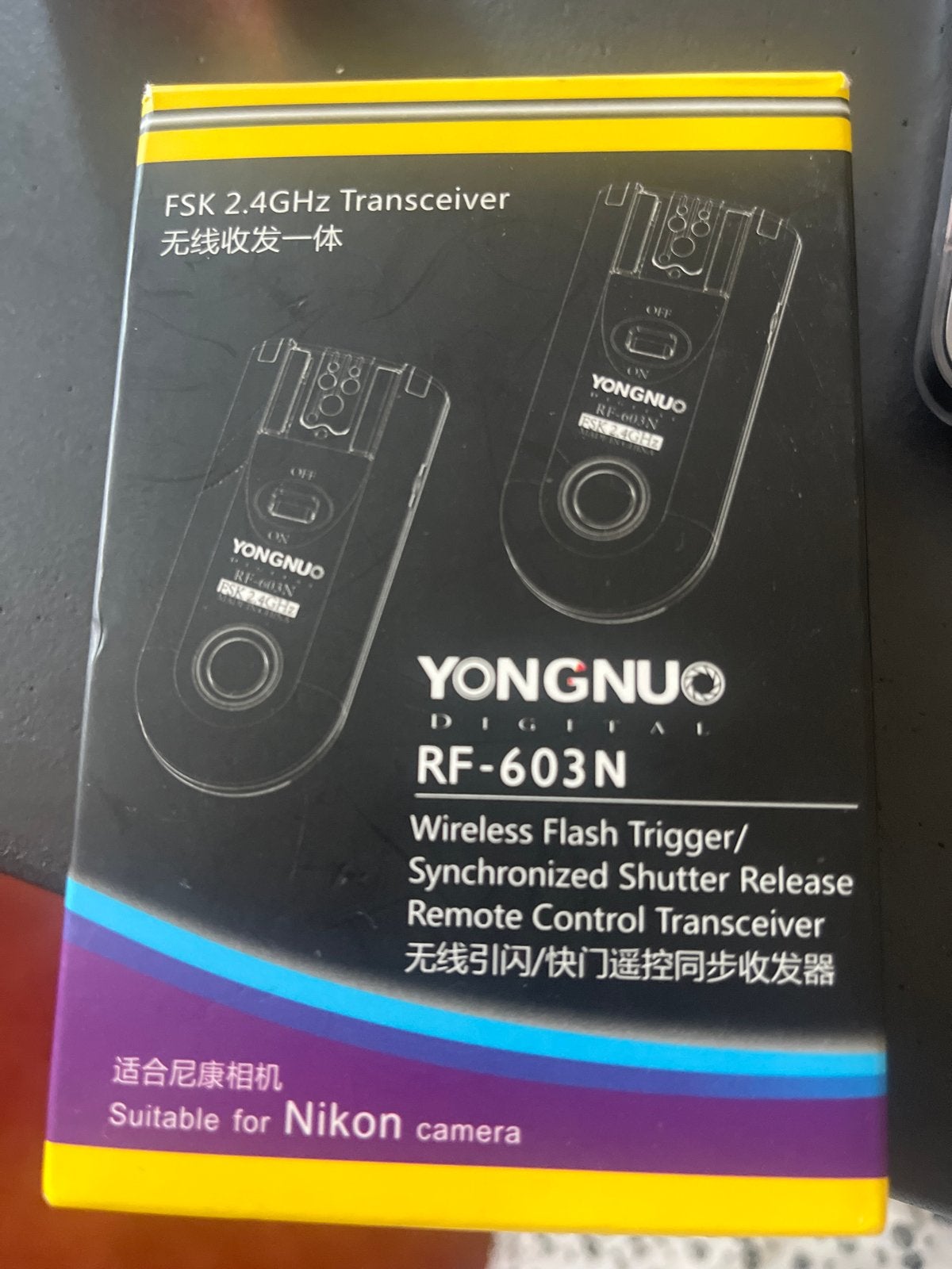 Yongnuo RF-603N Draadloze Flitser Trigger voor Nikon, Nikon, Yongnuo, Nieuw, Ophalen of Verzenden