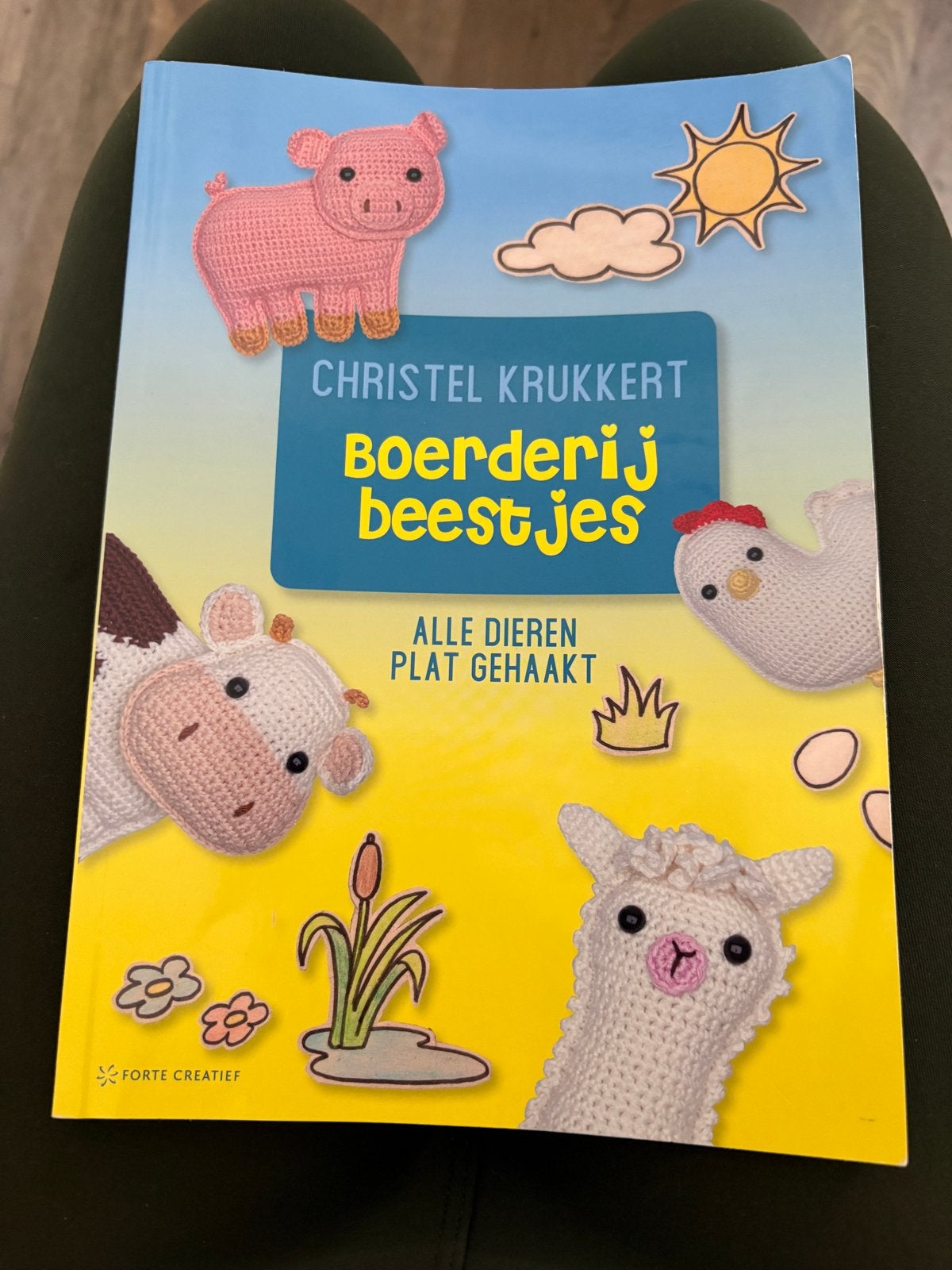 Gereserveerd!Boerderij beestjes - Alle dieren plat gehaakt, Verzenden, Zo goed als nieuw, Breien en Haken