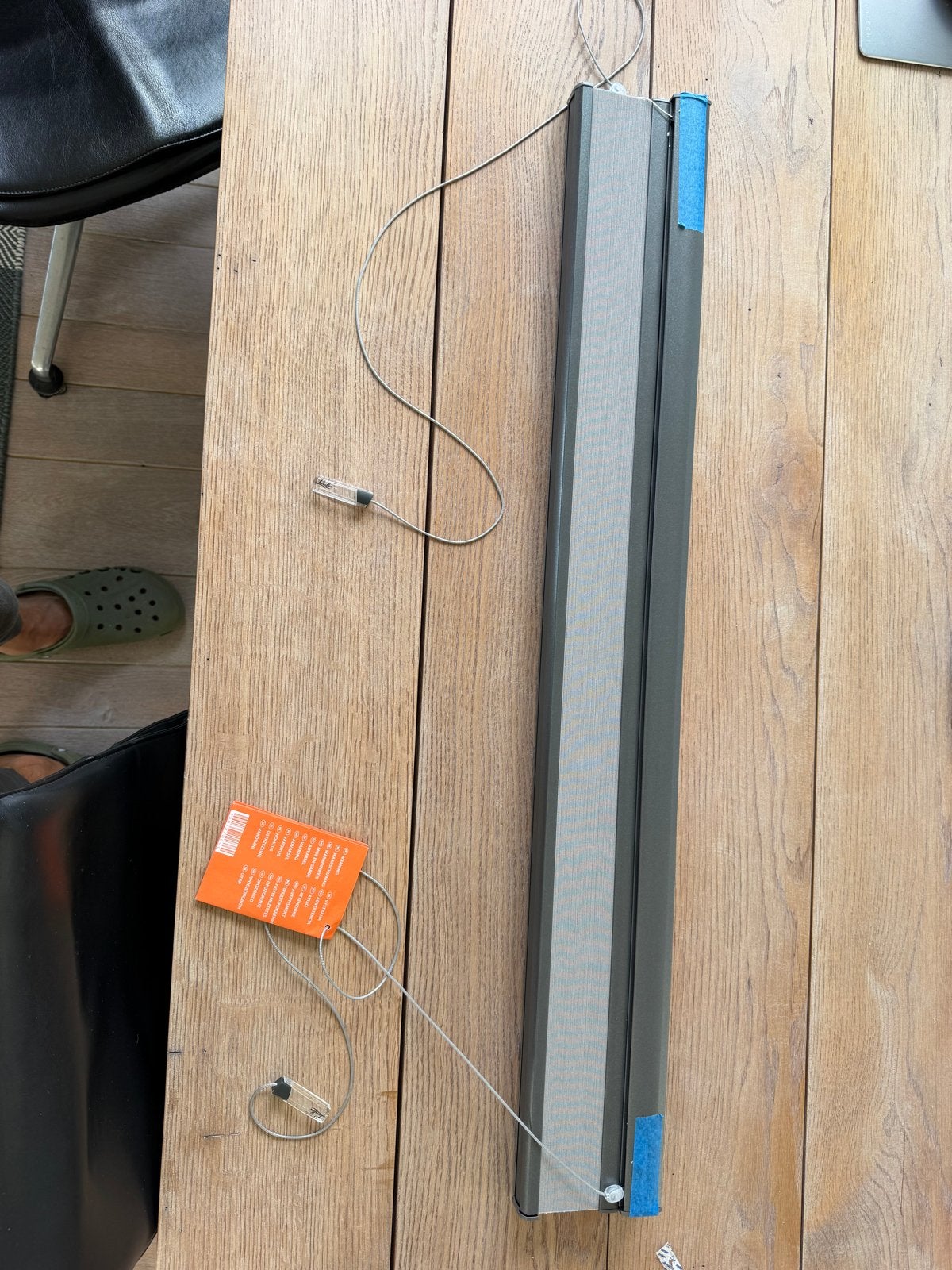 Luxaflex Duette Shade Smartcord 9920 Grijs B95xH187, Ophalen of Verzenden, Nieuw