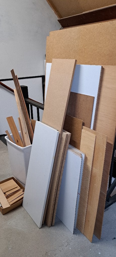 Houtsoorten voor hobby en knutselen, Ophalen, Minder dan 25 mm, Overige typen, Zo goed als nieuw