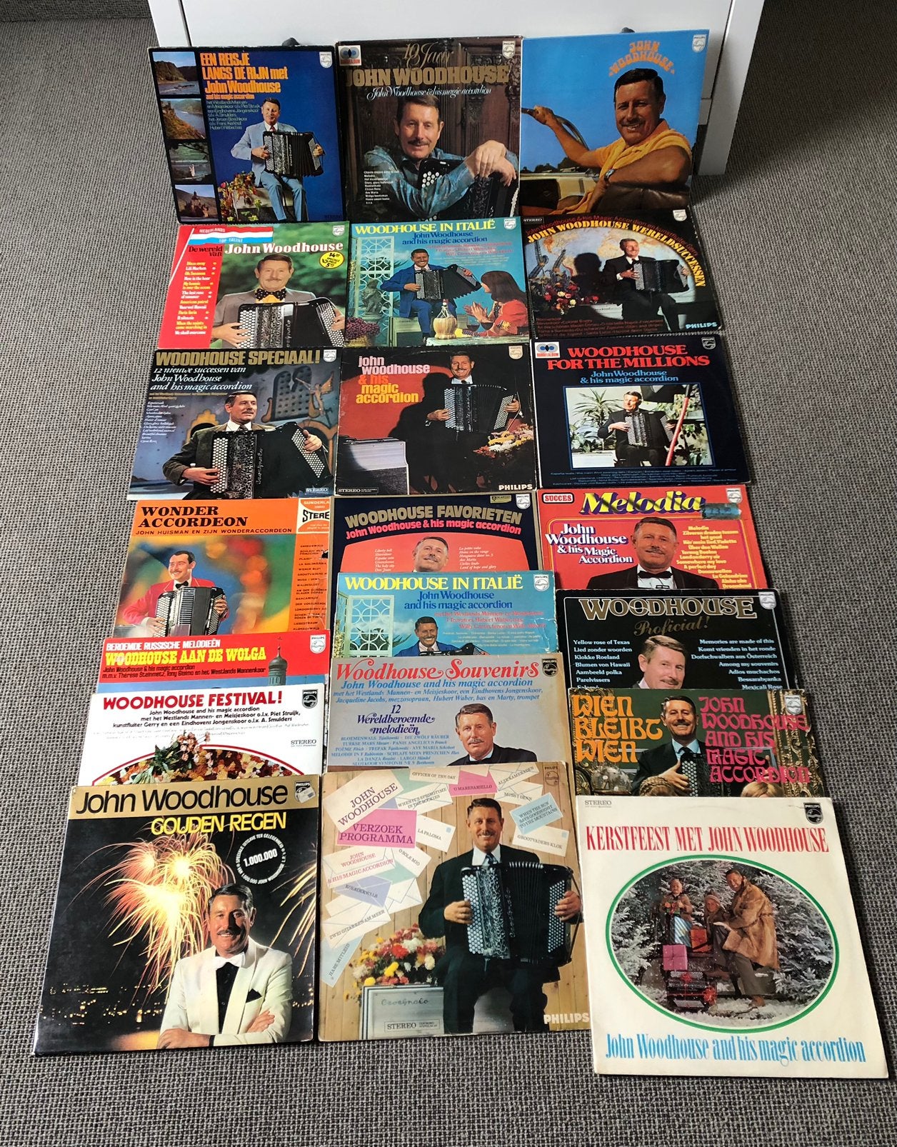 John Woodhouse 22 lp’s, Cd's en Dvd's, Ophalen, Gebruikt, 12 inch, Levenslied of Smartlap