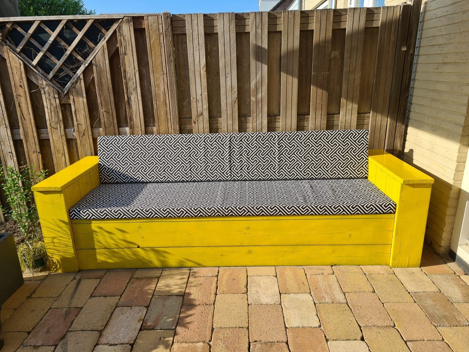 Tuinkussens voor buitenbank, Tuin en Terras, Tuinmeubel-accessoires, Ophalen, Gebruikt
