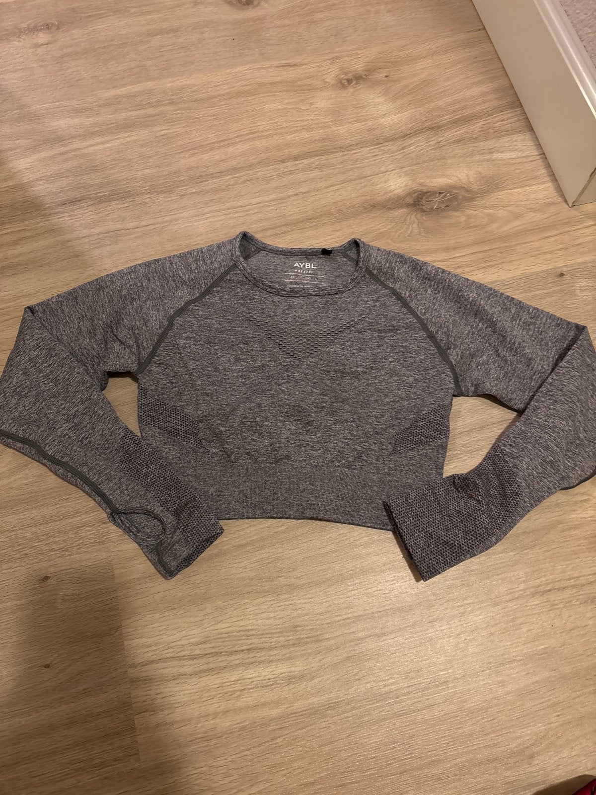 Aybl sporttopje maat S (valt als S), Ophalen of Verzenden, Maat 36 (S), Grijs, Fitness of Aerobics