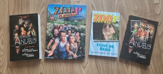 Vier kinderboeken Zoop en Anubis, Boeken, Ophalen of Verzenden, Zo goed als nieuw