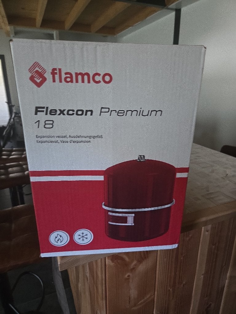 Nieuw Flamco flexon premium expansievat 18liter in doos, Ophalen, 30 tot 80 cm, Overige typen, Nieuw