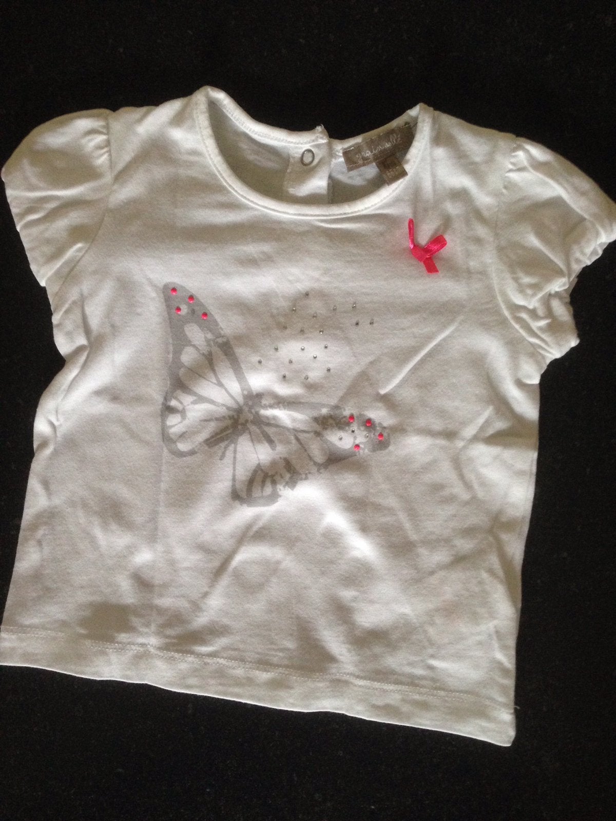 NIEUW Meisjes shirtje / shirt wit Grain de Ble mt 68, Kinderen en Baby's, Babykleding | Maat 68, Ophalen of Verzenden, Nieuw, Meisje
