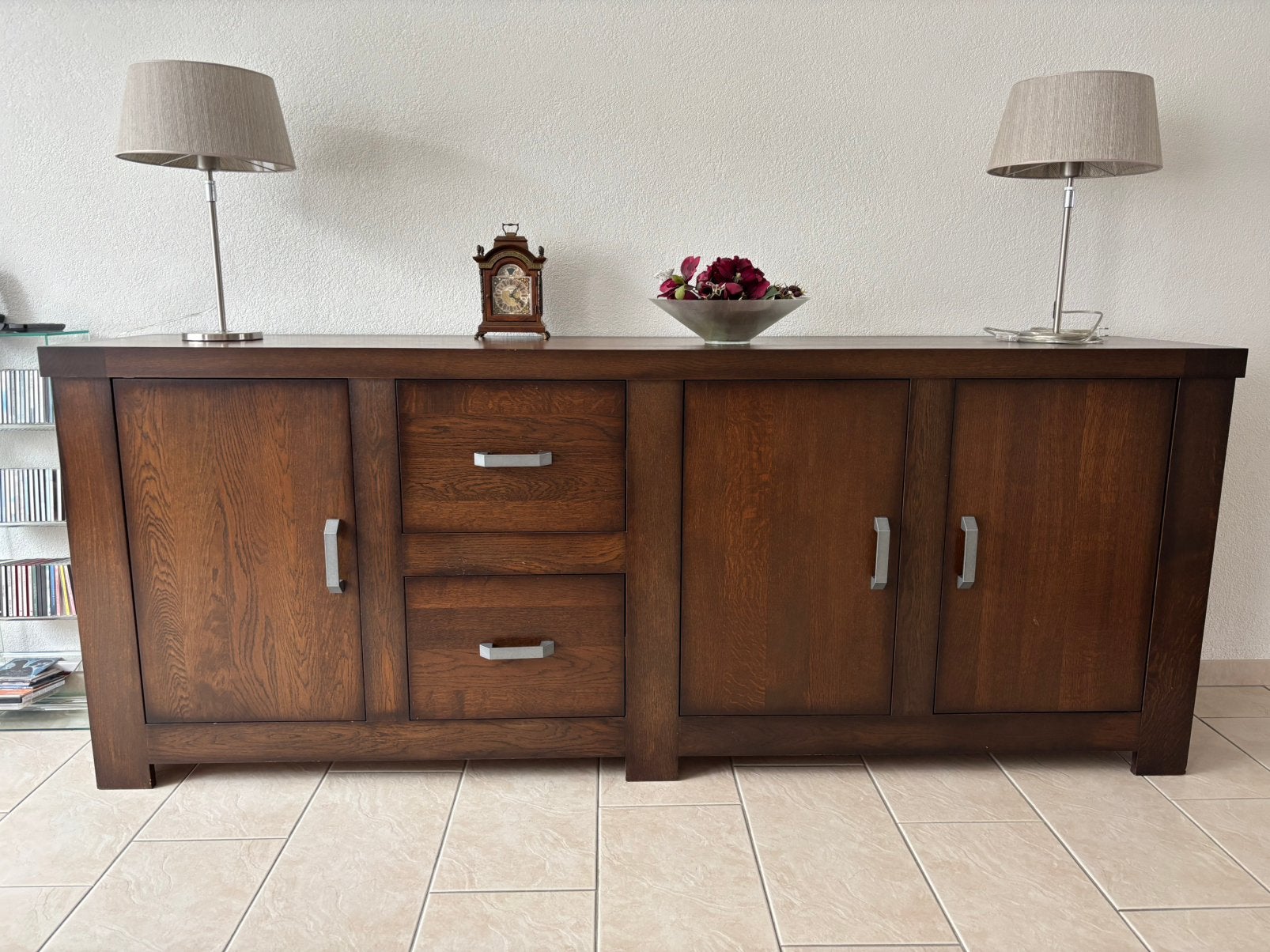 Dressoir, Ophalen, Eikenhout, Met lade(s), Zo goed als nieuw
