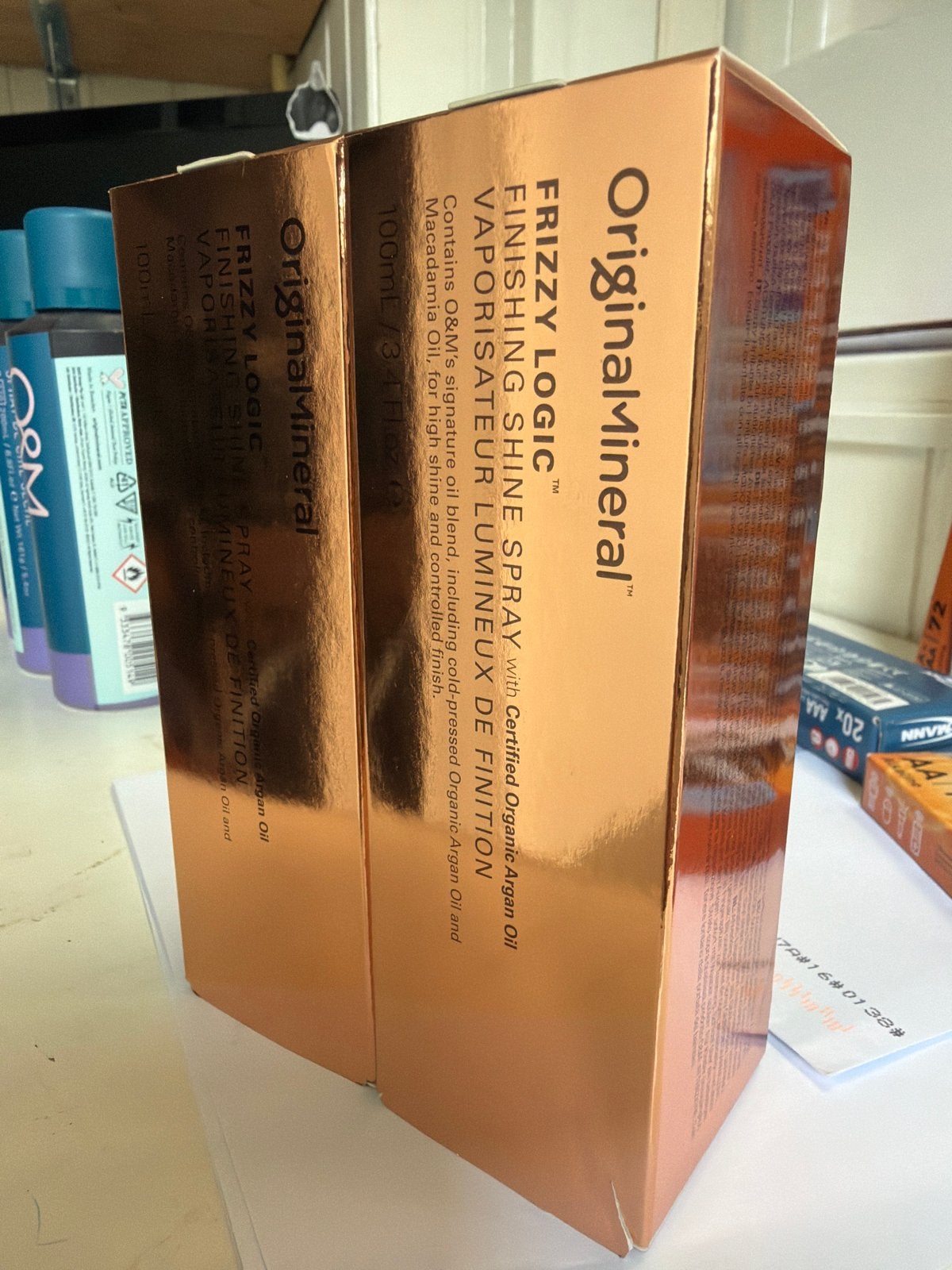 Original Mineral Frizzy Logic Finishing Shine Spray, Ophalen, Nieuw, Haarverzorger of -hersteller
