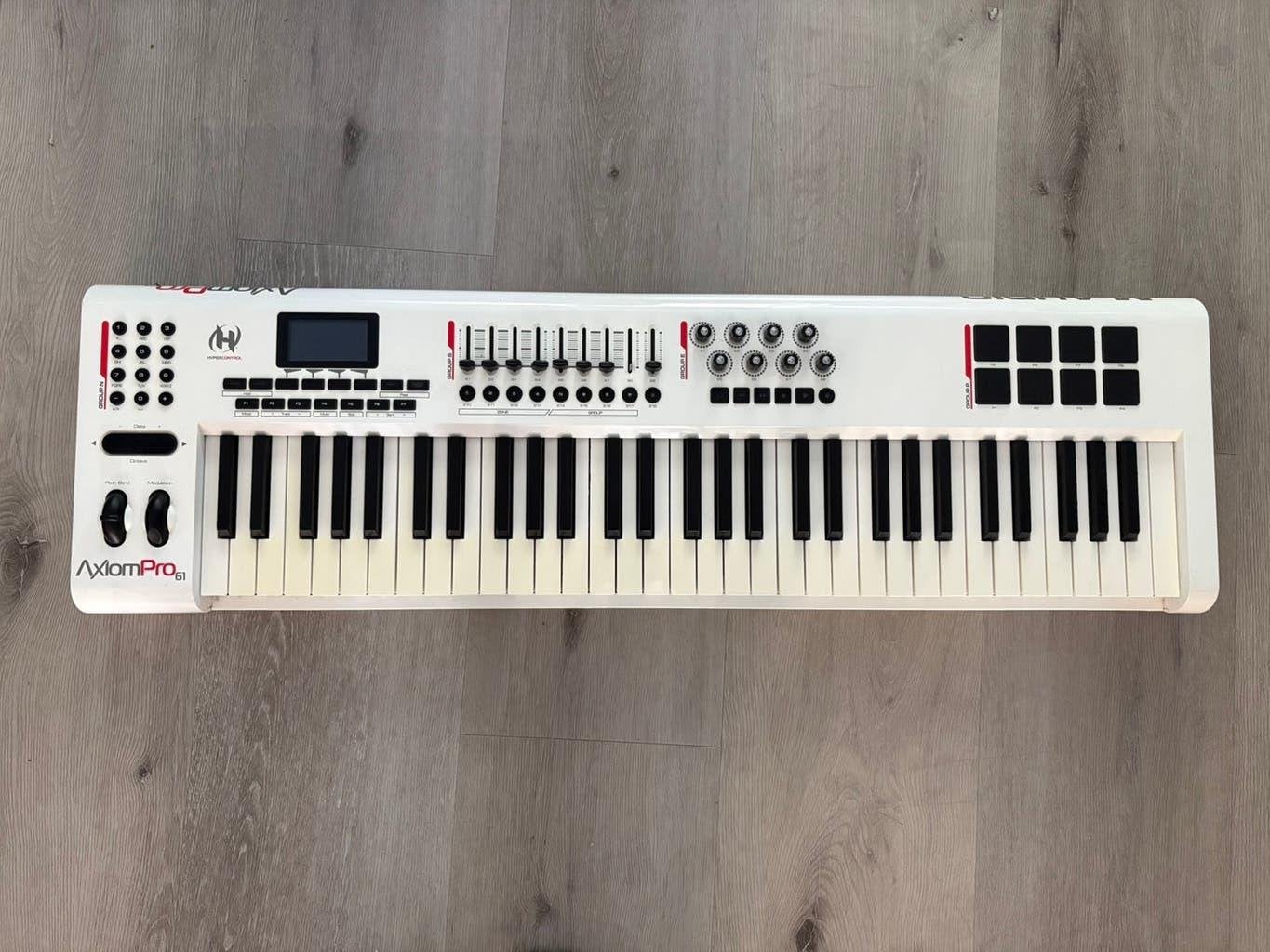 M-Audio Axiom Pro 61 MIDI keyboard controller – 61 toetsen, Aanslaggevoelig, Ophalen, Overige merken, 61 toetsen