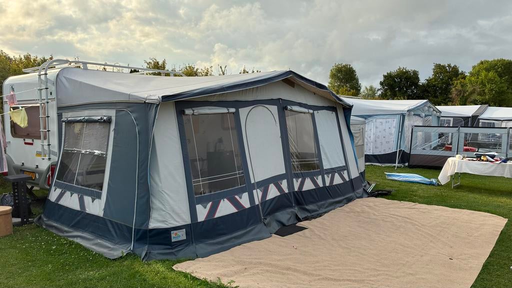 Brand Riogrande Plus Voortent maat 12, Caravans en Kamperen, Ophalen, Gebruikt, Ten Cate All Season 240g/m2, Brand