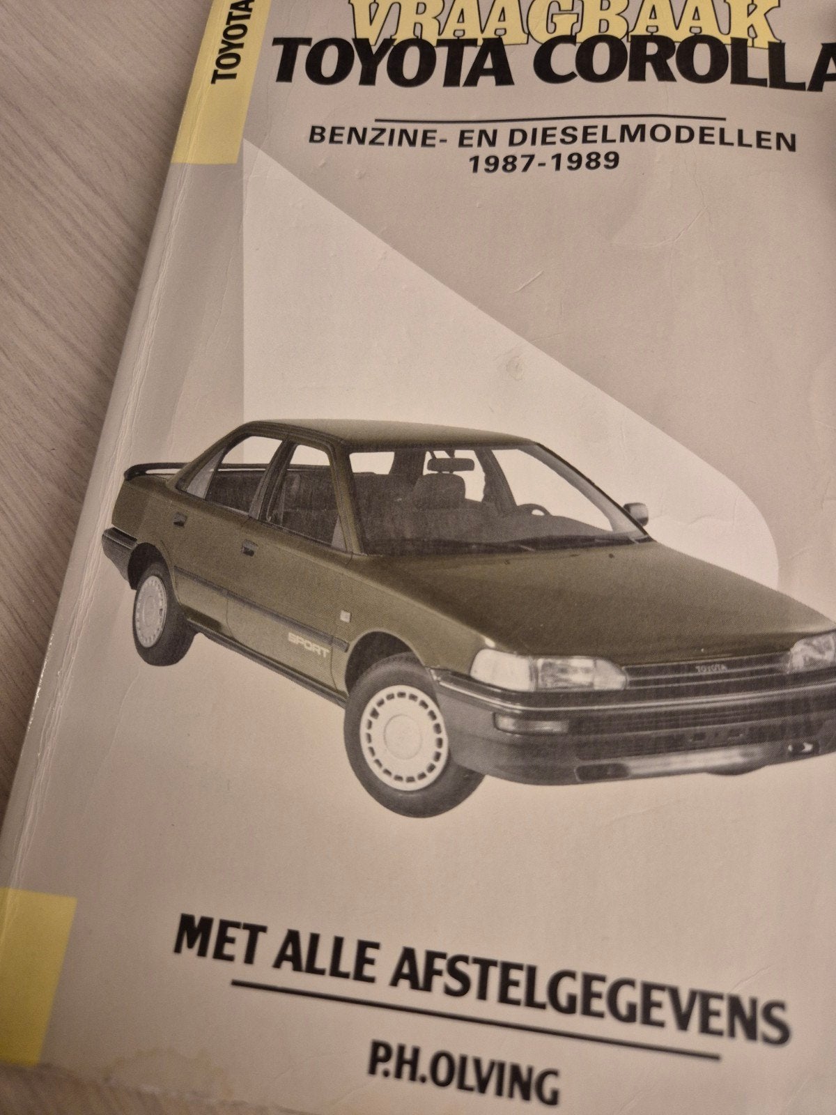 1987 1989 Toyota Corolla vraagbaak werkplaats handboek dikke, Auto diversen, Ophalen of Verzenden