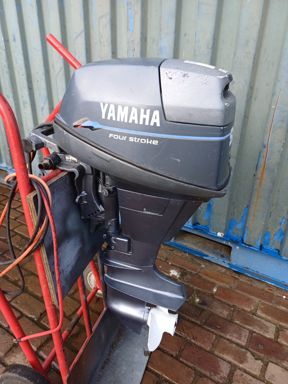 yamaha 8 pk 4 takt kortstaart elektrische start