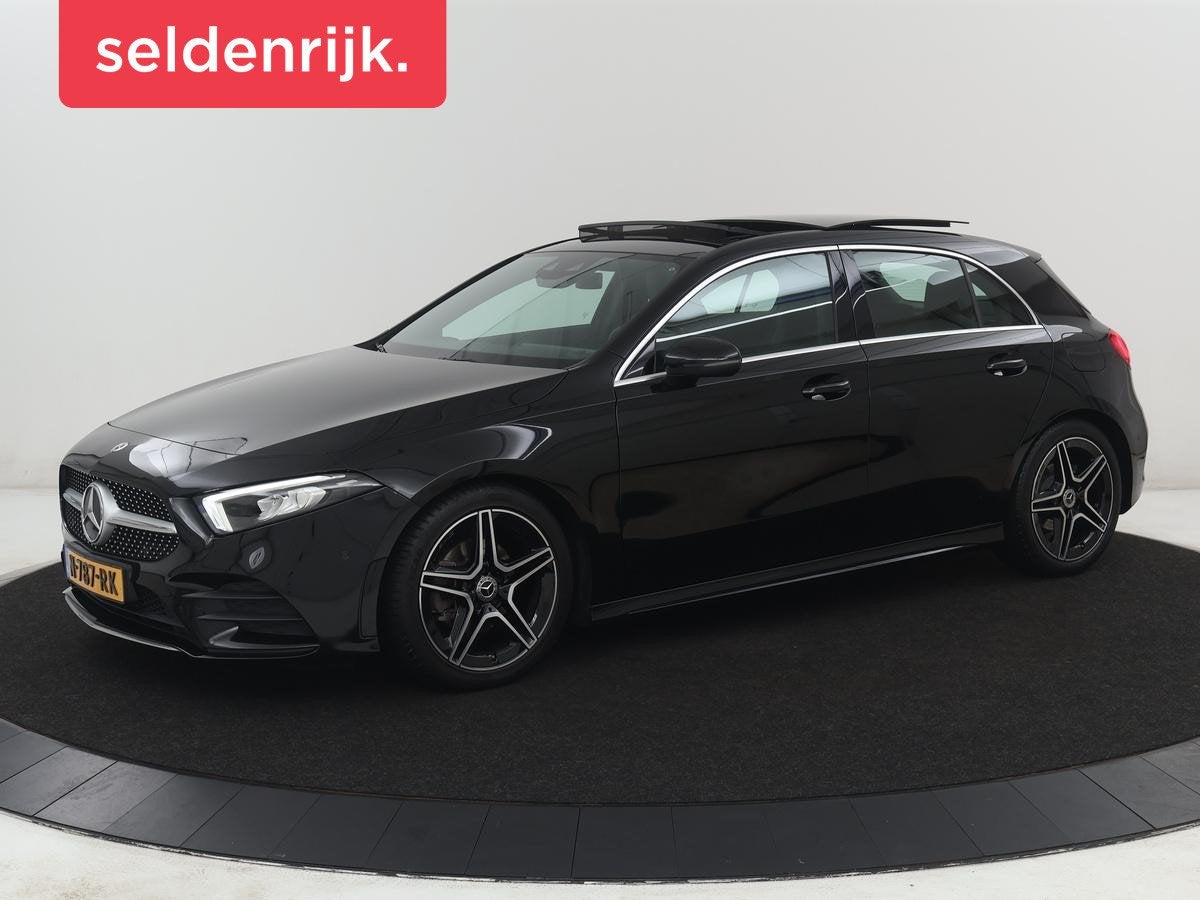 Mercedes-Benz A-klasse 180 Business Solution AMG | Panoramad, 136 pk, Gebruikt, 4 cilinders, Leder en Stof