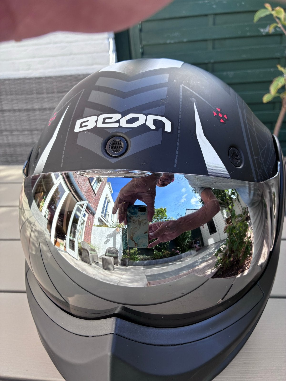 Beon Stratos Stealth Concept Systeemhelm - Maat XL, Systeemhelm, Heren, XL, Tweedehands
