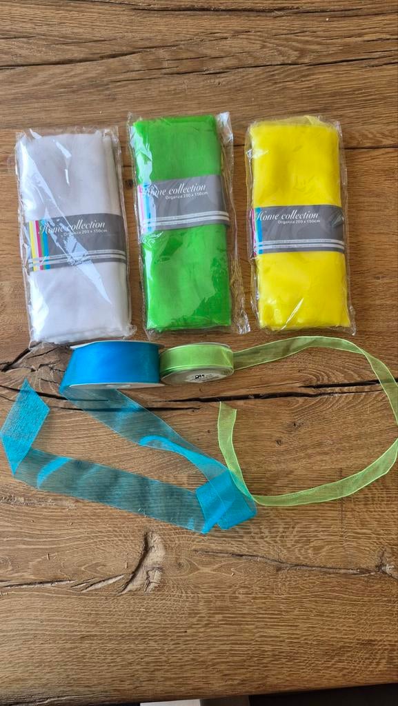 Organza feestartikelen., Ophalen of Verzenden, Nieuw