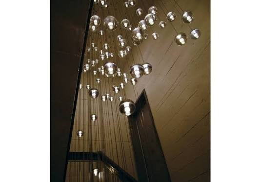 Originele Bocci 14.36 Design Lamp - 36 Glazen Bollen, Ophalen, Gebruikt, 200 cm of meer, 50 tot 100 cm