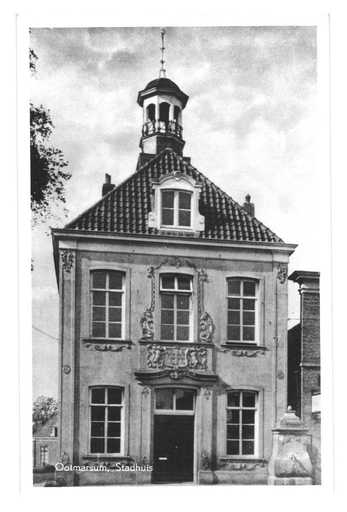 940943	Ootmarsum	Stadhuis	Ov 1958	Onbeschreven, Ophalen of Verzenden, 1940 tot 1960, Ongelopen, Overijssel