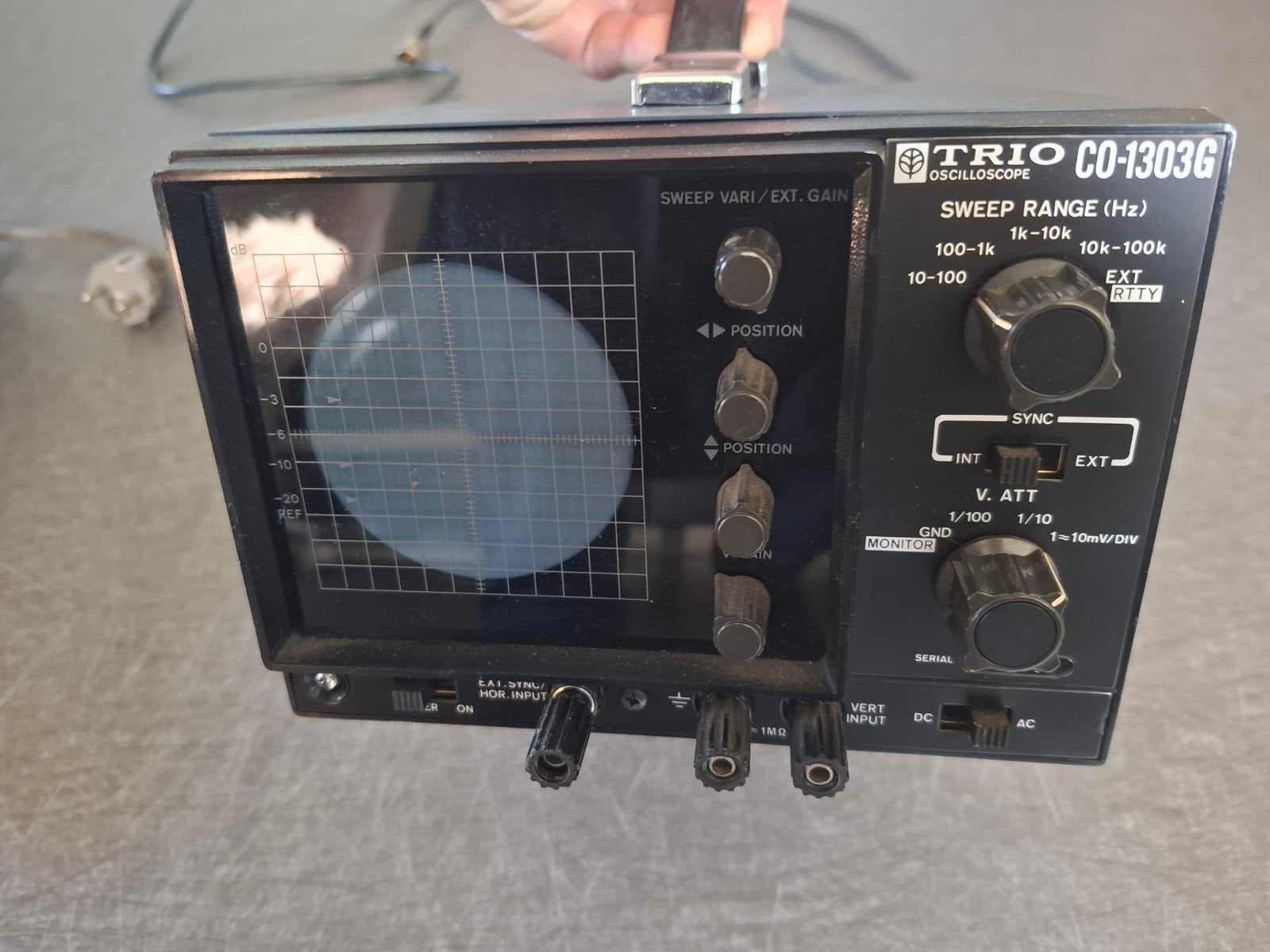 Trio CO-1303G Oscilloscoop - Vintage Meetinstrument, Ophalen of Verzenden, Gebruikt