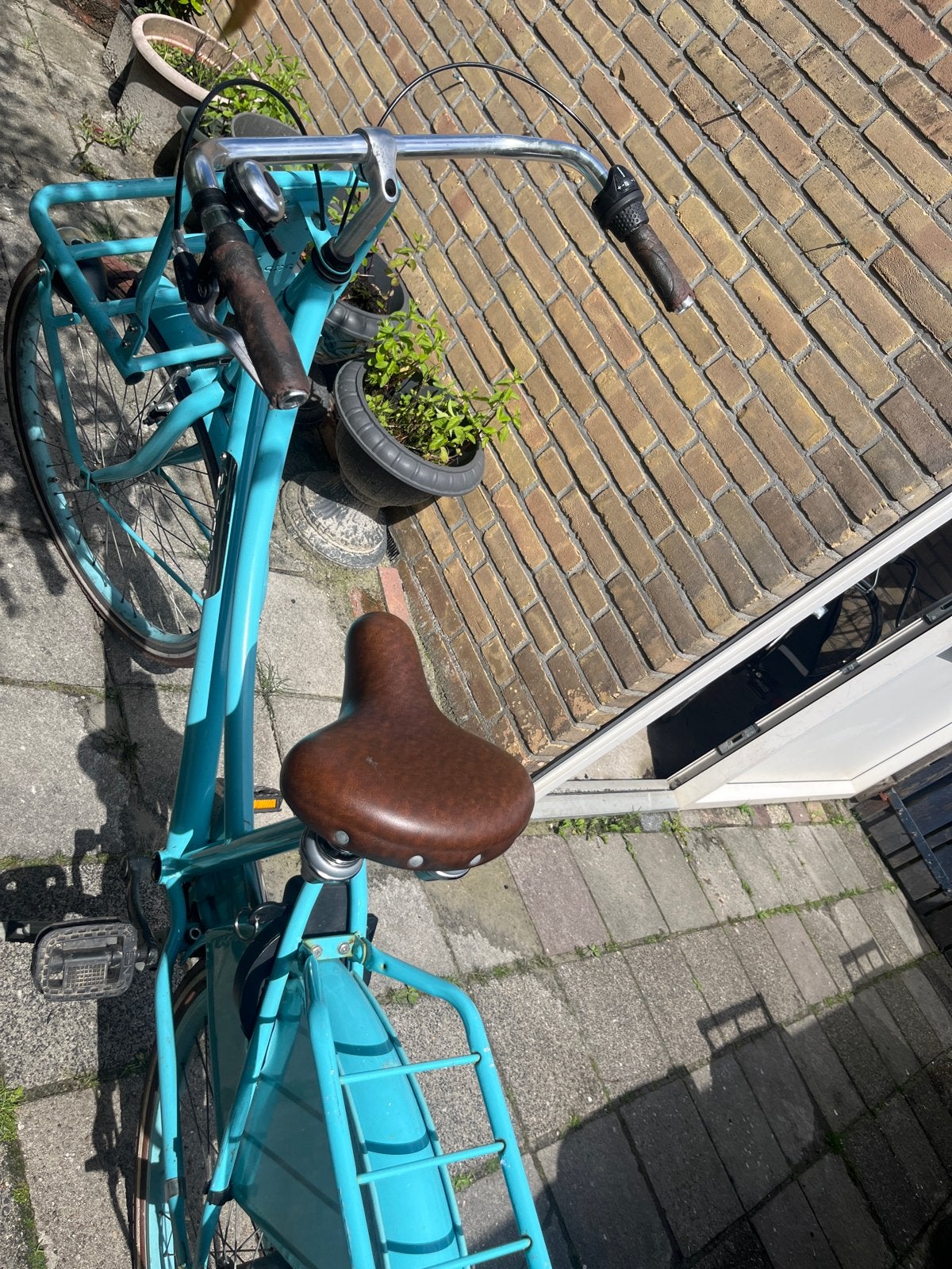 Turquoise transportfiets met versnellingen 26 inch, Ophalen, Gebruikt, Versnellingen