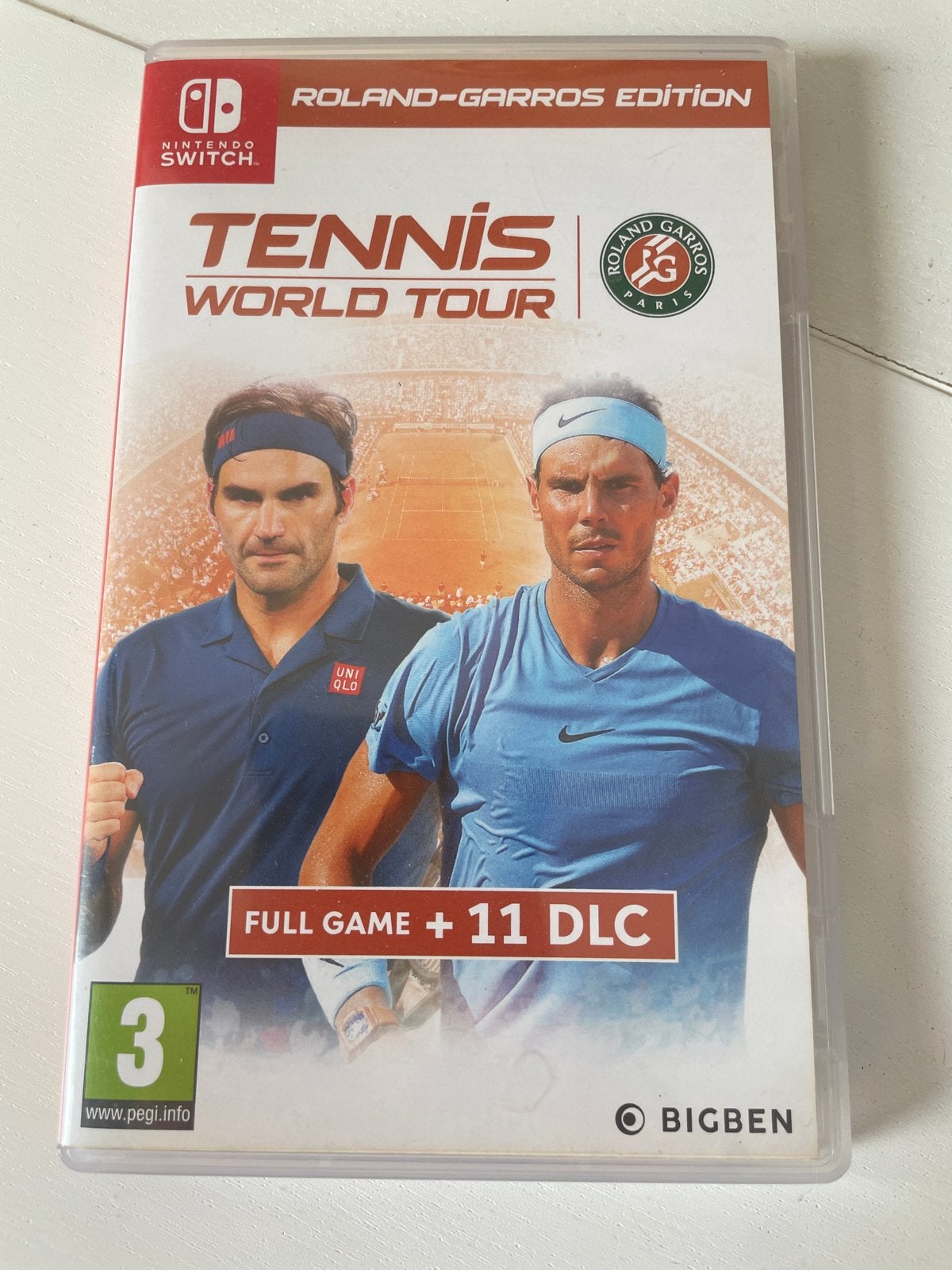 Tennis World Tour Roland-Garros Edition Nintendo Switch, 1 speler, Eén computer, Ophalen of Verzenden, Zo goed als nieuw