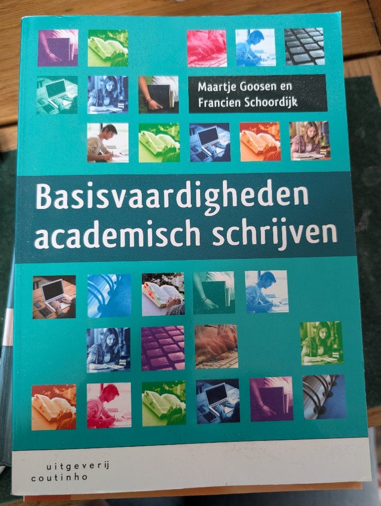 Boek basisvaardigheden academisch schrijven, Gelezen, Maartje goosen en Francien schoordijk, Alpha, HBO