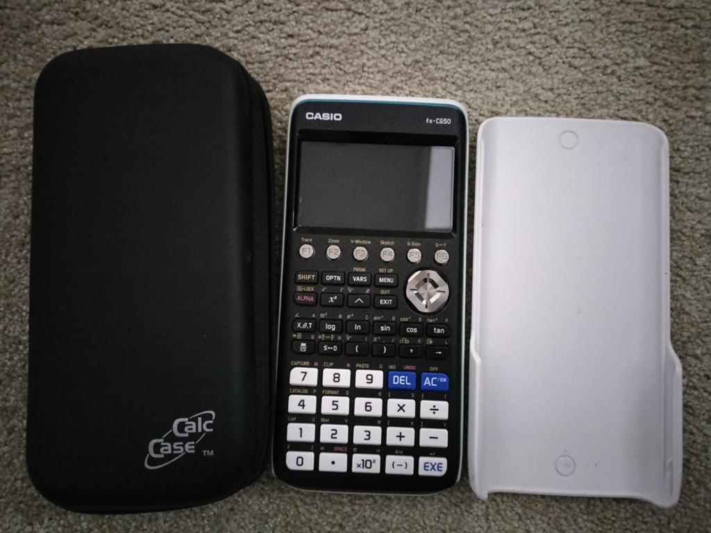 Casio fx-CG50 Grafische rekenmachine + beschermhoes, Ophalen, Grafische rekenmachine, Zo goed als nieuw