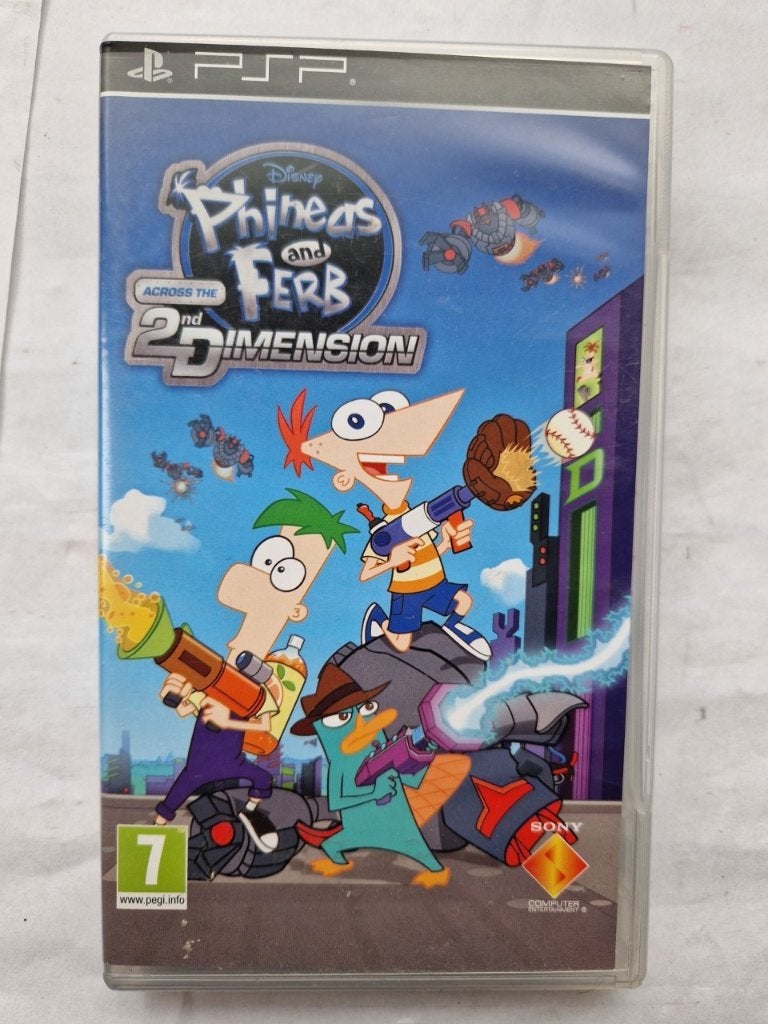 PHINEAS and FERB across the 2nd dimension, Gebruikt, 1 speler, Racen en Vliegen, Ophalen of Verzenden