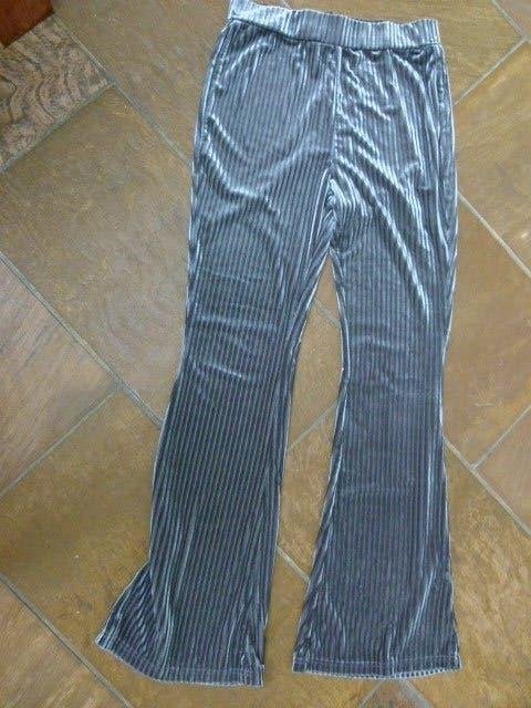 Zilver grijs flair broek legging plooitjes L 40 42 SHEIN, Kleding | Dames, Maat 42/44 (L), Ophalen of Verzenden, Zo goed als nieuw