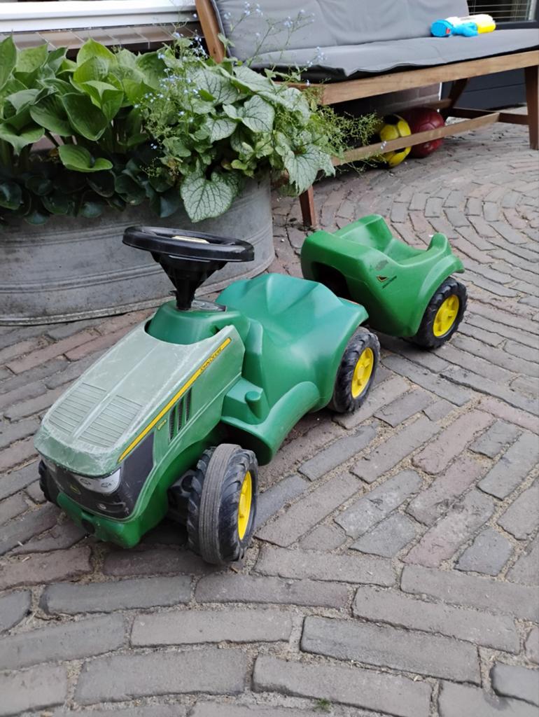 Looptrekker John Deere, Ophalen, Gebruikt