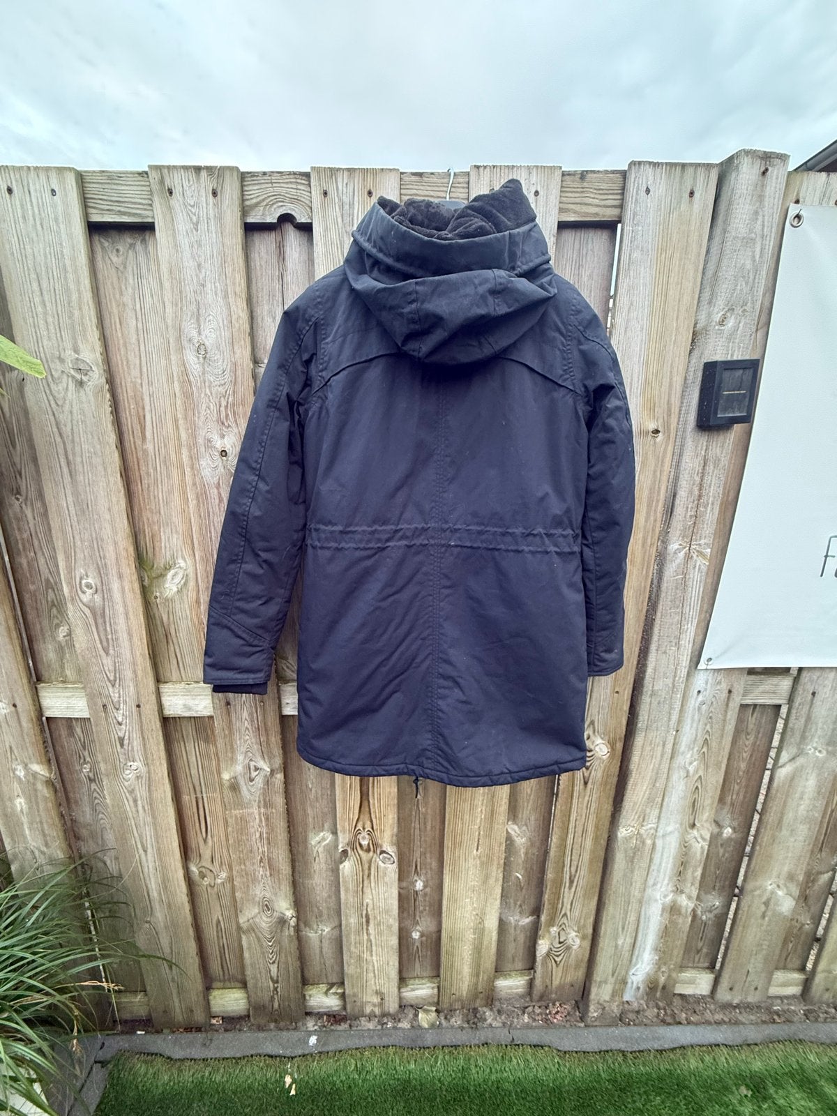 Elvine Donkerblauwe parka winterjas, Ophalen of Verzenden, Gedragen, Maat 36 (S), Blauw