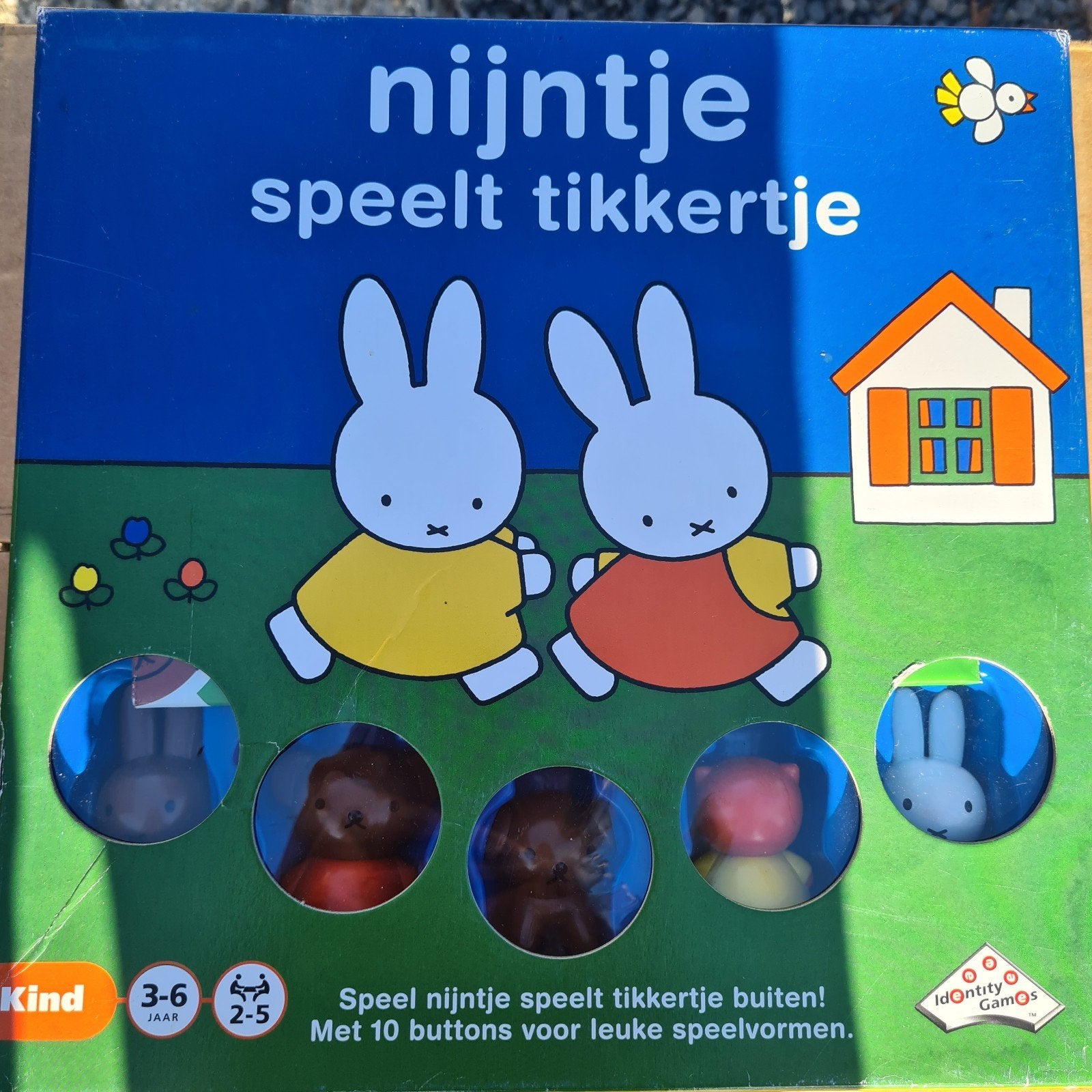 Nijntje speelt tikkertje - Leuk spel voor jonge kinderen, Een of twee spelers, Ophalen, Zo goed als nieuw, Identity Games