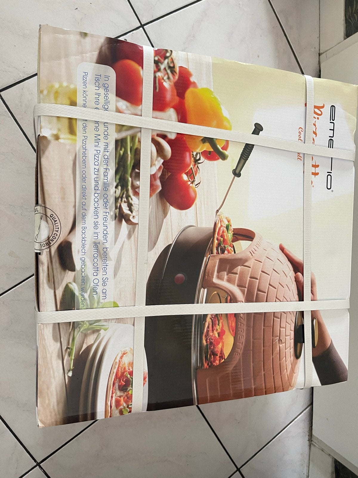 Emerio Pizzarette Cool Wall - Pizzaoven voor thuis, Witgoed en Apparatuur, Ovens, Minder dan 45 cm, Overige merken, Pizzaoven