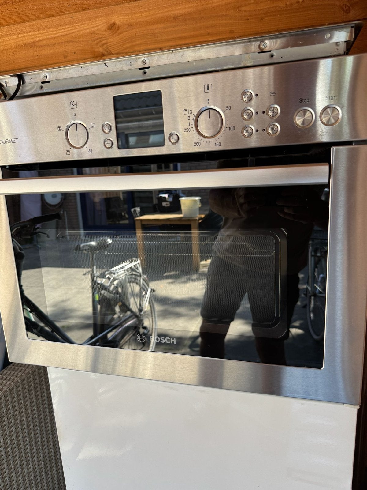 Bosch combie magnetron, Witgoed en Apparatuur, Ophalen, 45 tot 50 cm, Gebruikt, 60 cm of meer