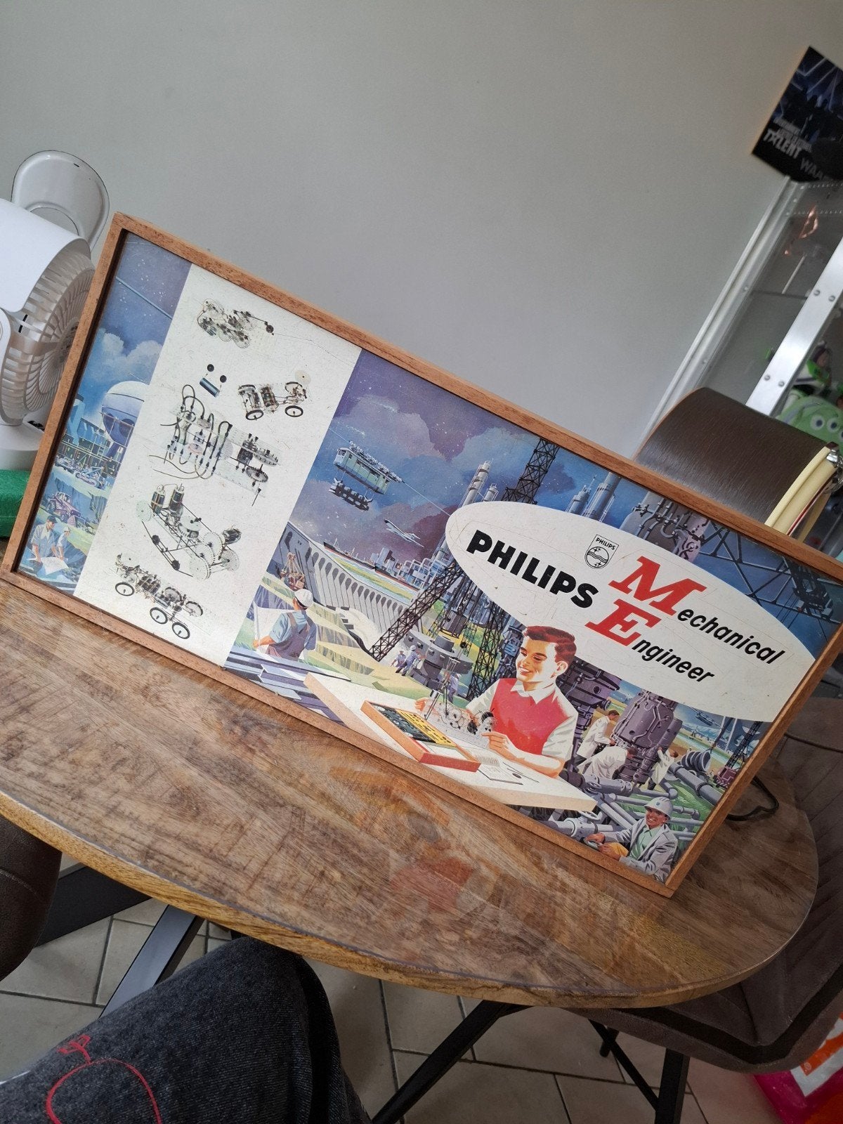 Vintage Philips ME1200 Mechanical Engineer Bouwdoos, Ophalen of Verzenden, Gebruikt