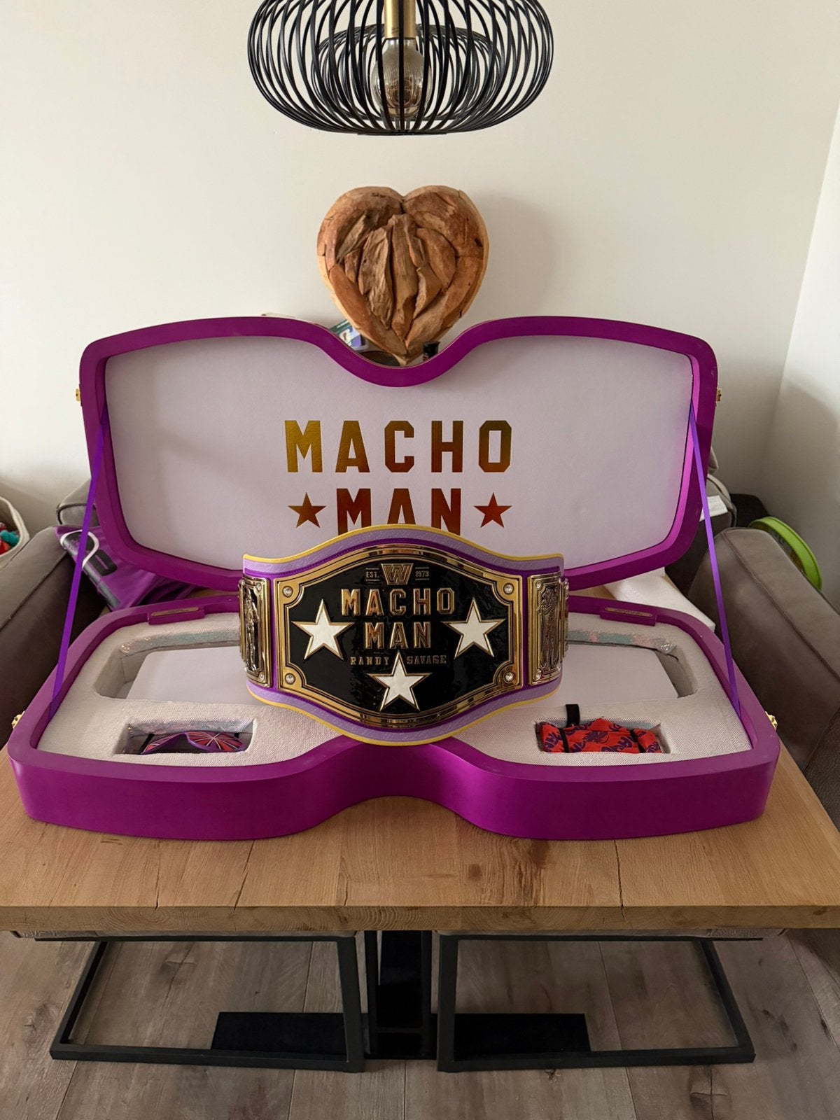 WWE Macho Man Randy Save Legacy Belt 1 uit 500, Ophalen, Zo goed als nieuw